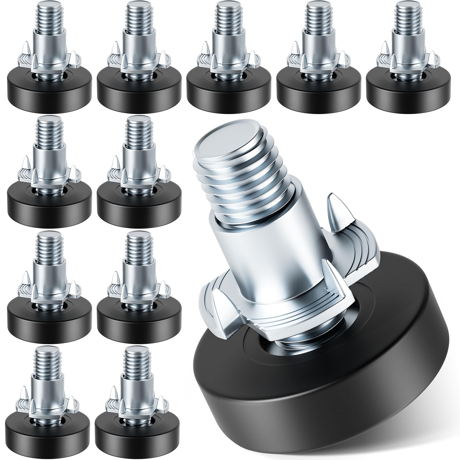 12pk Furniture Leveling Feet 1/4\