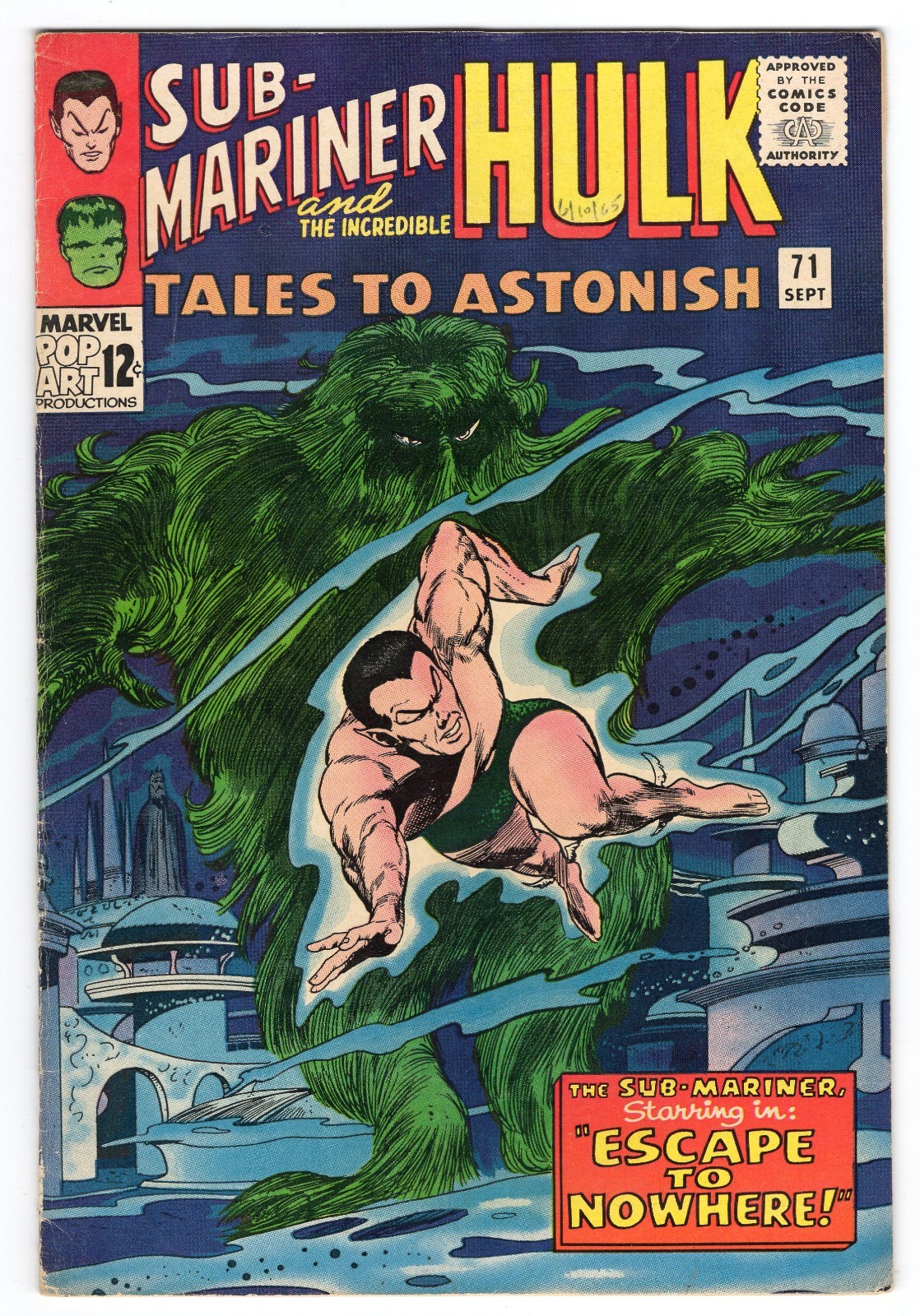 Tales To Astonish 71 1965 Marvel Comics VG/F 5.0 Hulk Leader Giant-Man