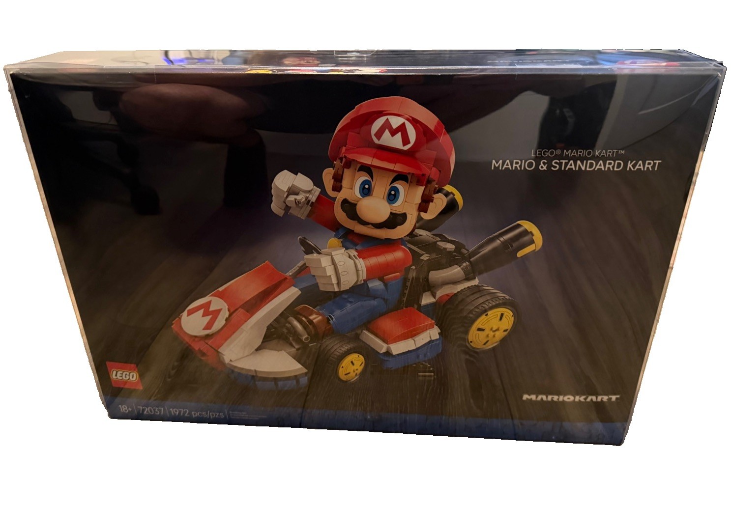 LEGO Super Mario & Standard Kart 72037 NEW SEALED W/ Custom Plastic Protector