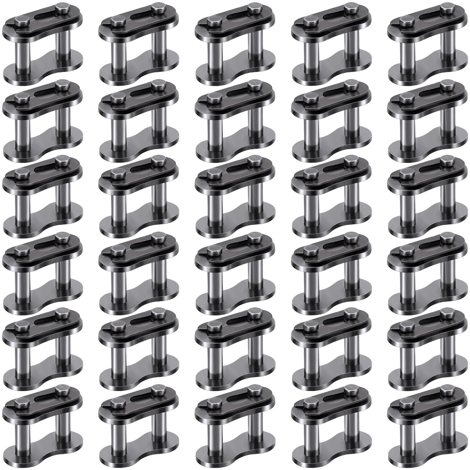 PAGOW 30pcs 40 Roller Chain Connecting Links, Master Connector #40 PAGOW 30pcs 40 Roller Chain Connecting Links, Master Connector #40