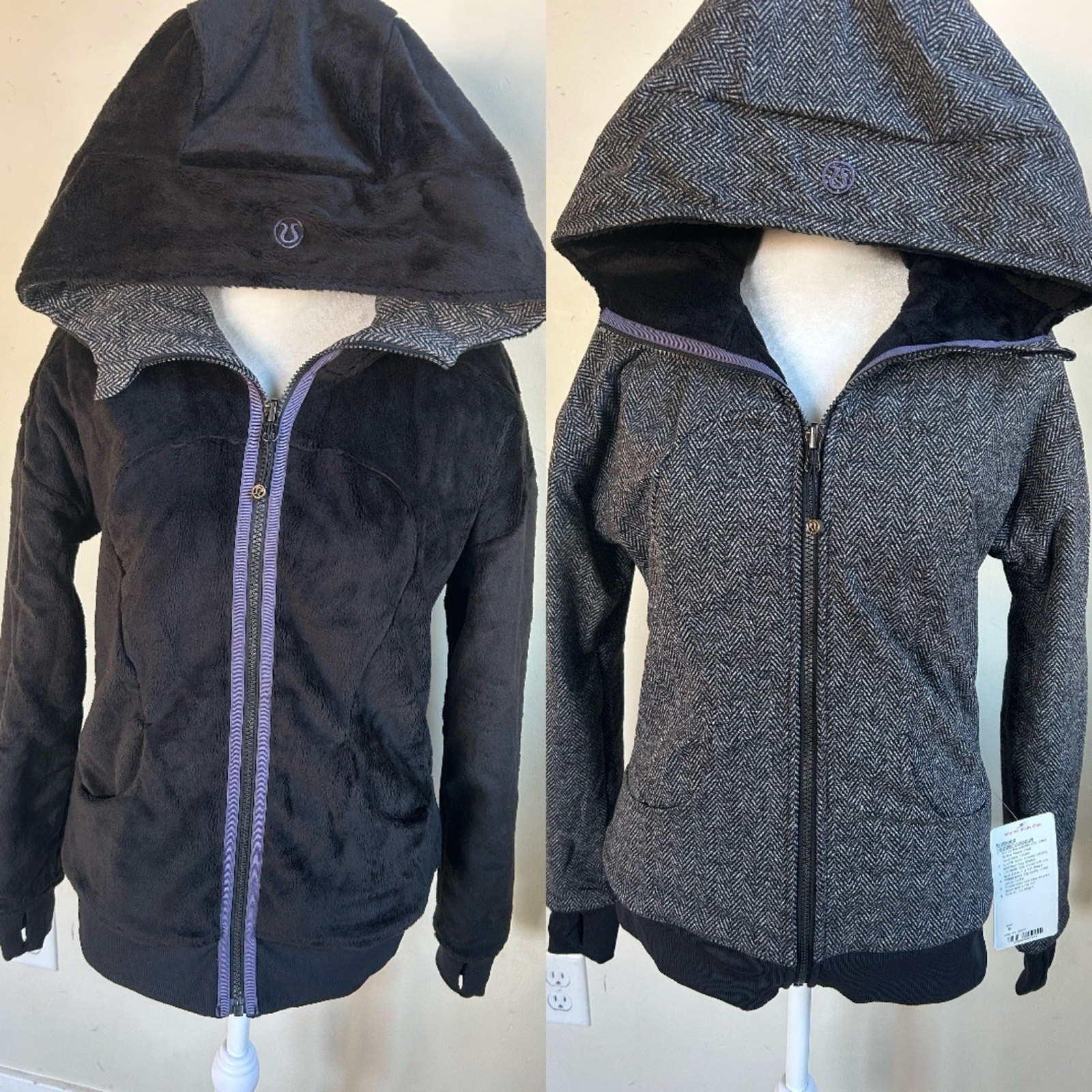 Lululemon Embrace Hoodie 6 Reversible Fleece Jacket NWT Y2K Full Zip Rare