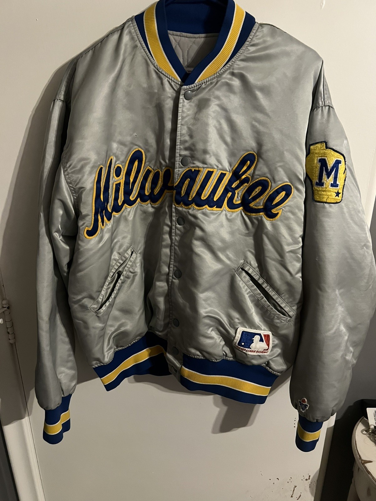 Vintage 1979–1982 Felco Brewers Jacket – Player Issue –Rare MLB Union Made
