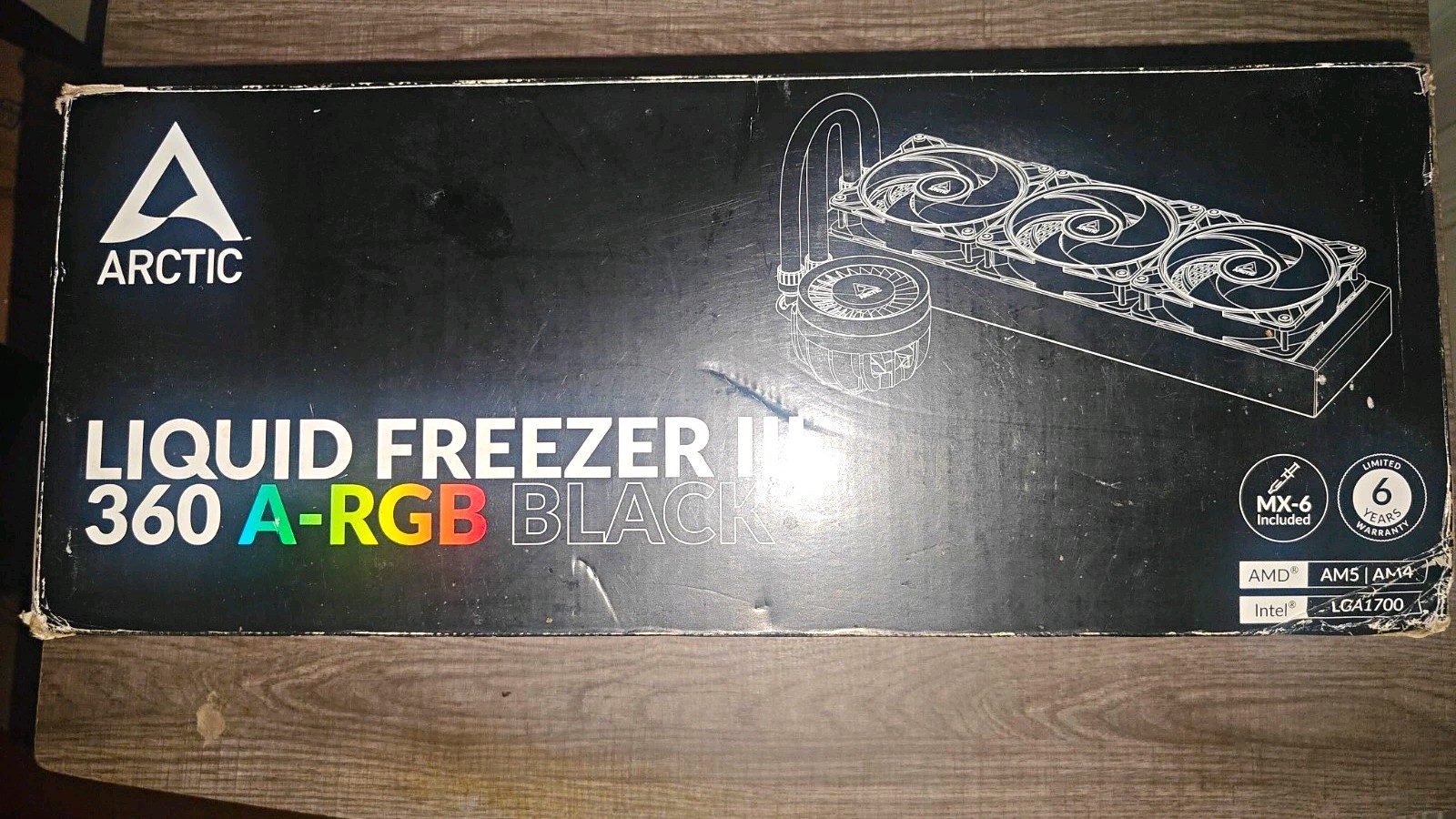 ARCTIC Liquid Freezer III 360 A-RGB Black Liquid CPU Cooler Intel/AMD