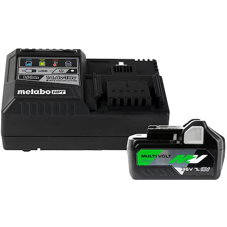 Metabo Hpt Uc18ysl3qcym Starter Kit;Battery;Charger, Li-Ion
