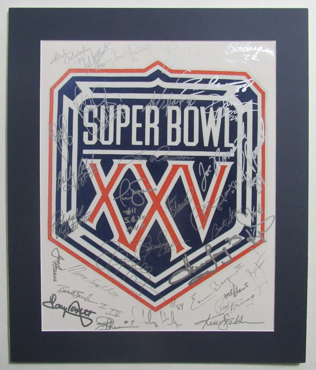 NFL HOFers + Greats Multi-Autographed (30+) 20x24 Matted Poster JSA LOA 210089