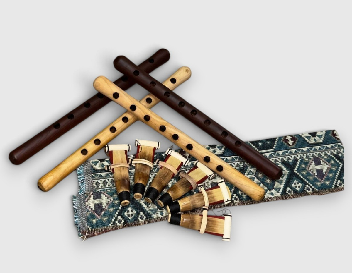 Handmade Armenian Duduk by Master Albert 4 Instruments 6 Ghamish Keys A Bb C G 