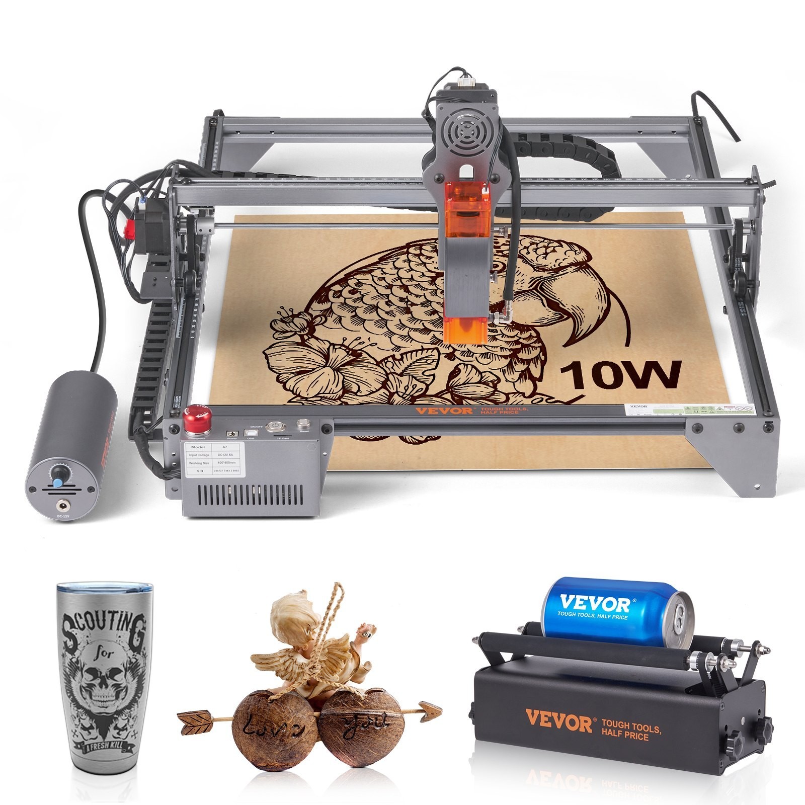 Vevor 10W Laser Engraver Cutter Machine 15.7