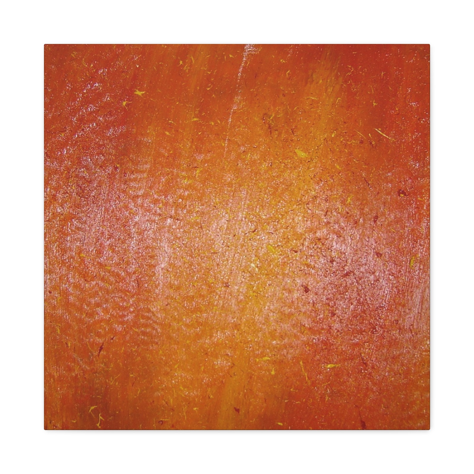 Rust Orange Abstract Texture Canvas