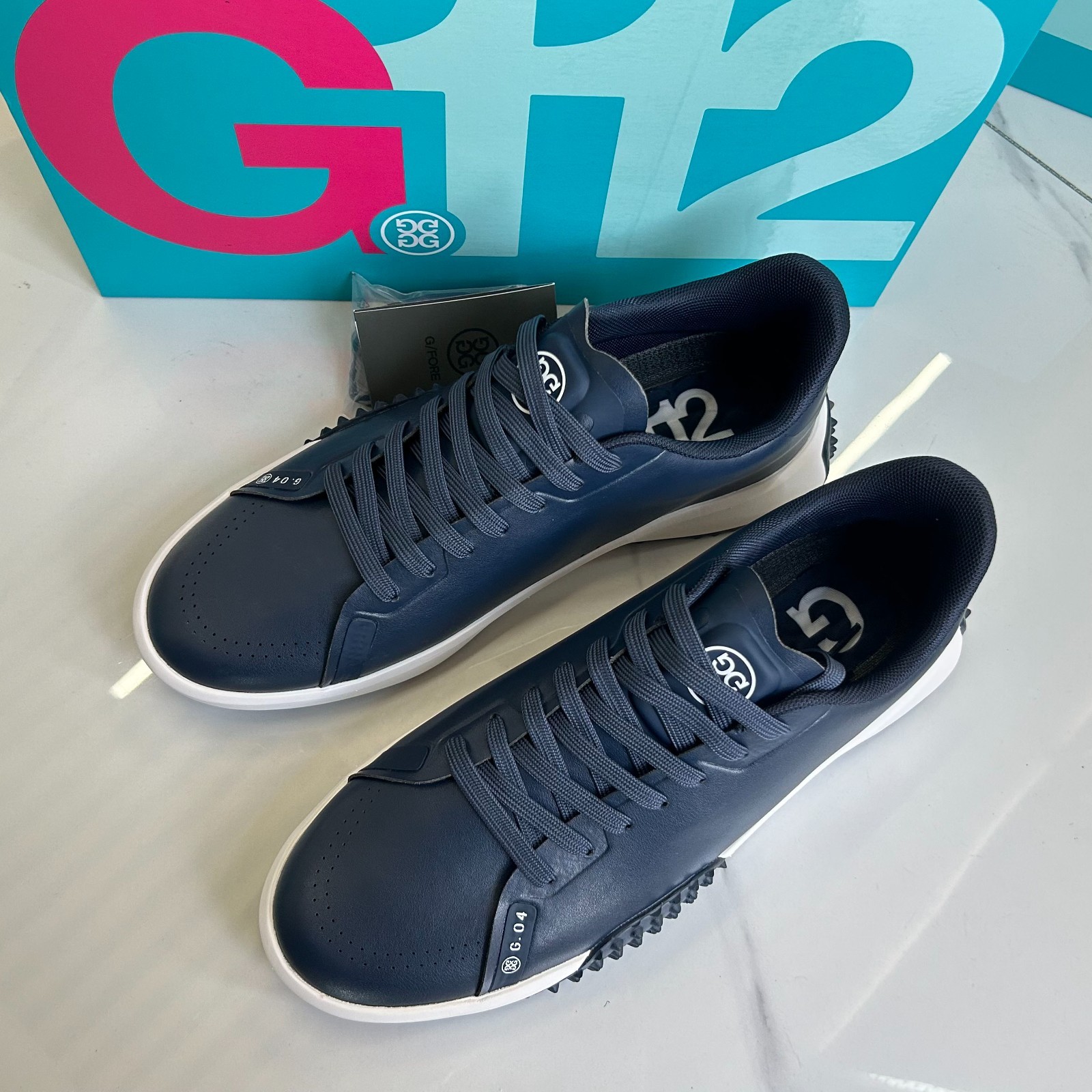 G/FORE G.112 Men's Golf Shoes PU Leather Sneakers New -TWILIGHT Size US10-12
