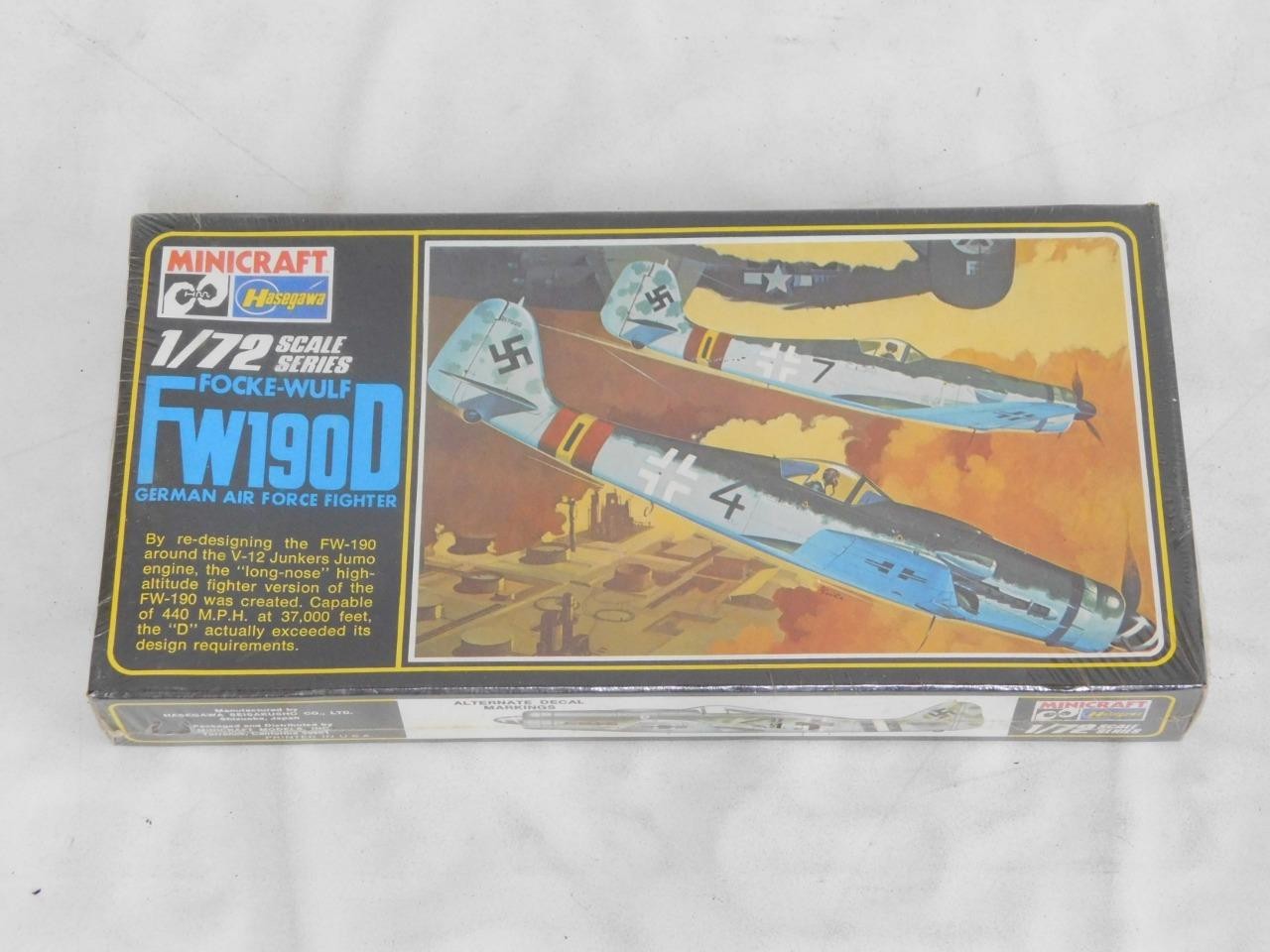 1/72 Hasegawa Minicraft WWII German Focke Wulf Fw190D Plastic Model Kit NEW 105