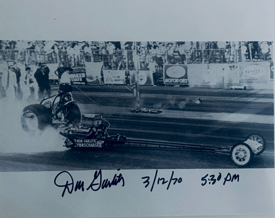 BIG DADDY DON GARLITS SIGNED RARE NHRA AHRA DRAG RACING  PHOTOS