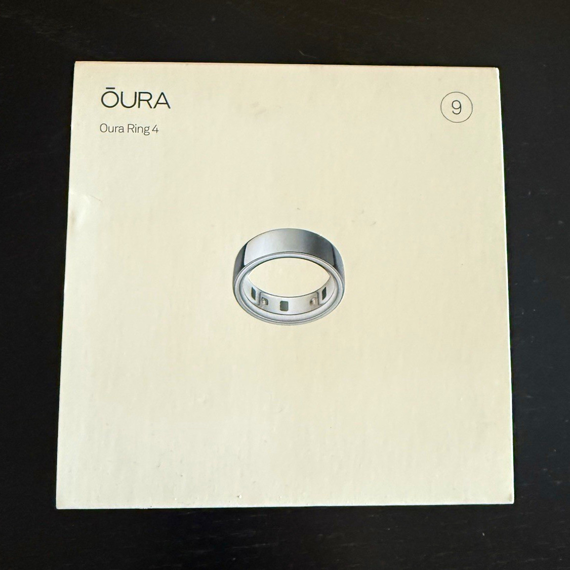 Oura Ring 4 Silver Size 9 Activity Tracker Smart NEW IN BOX