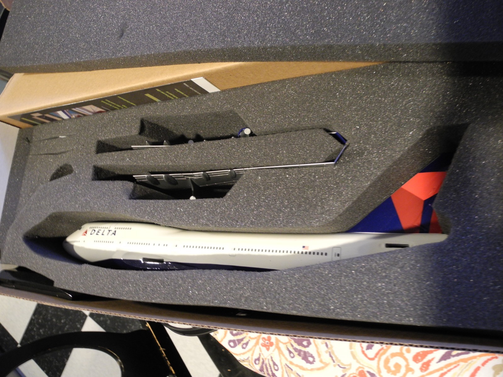 Collectors\' FIND, PACMIN, Boeing 747 DELTA AIRLINES, 1:144, Brand New, RARE