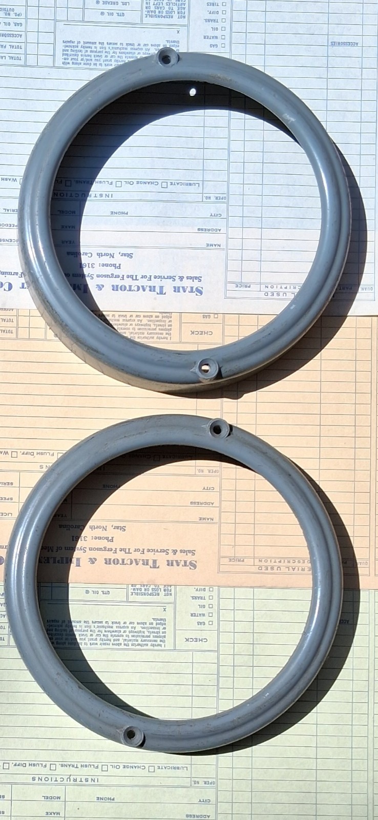 NOS Vintage Guide Lamp Headlight Bezels Rings MATCHING PAIR 20772 GM Truck... NOS Vintage Guide Lamp Headlight Bezels Rings MATCHING PAIR 20772 GM Truck...