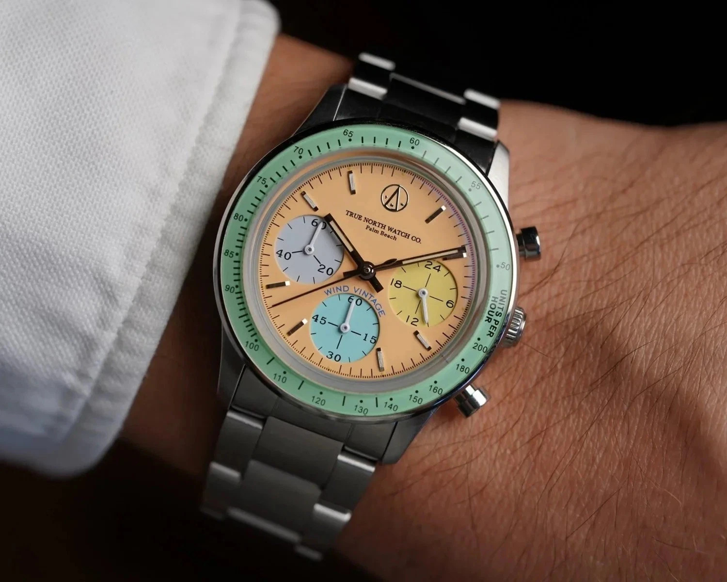 True North Watch Co. WIND VINTAGE Dreamsicle Chronograph— LIMITED EDITION