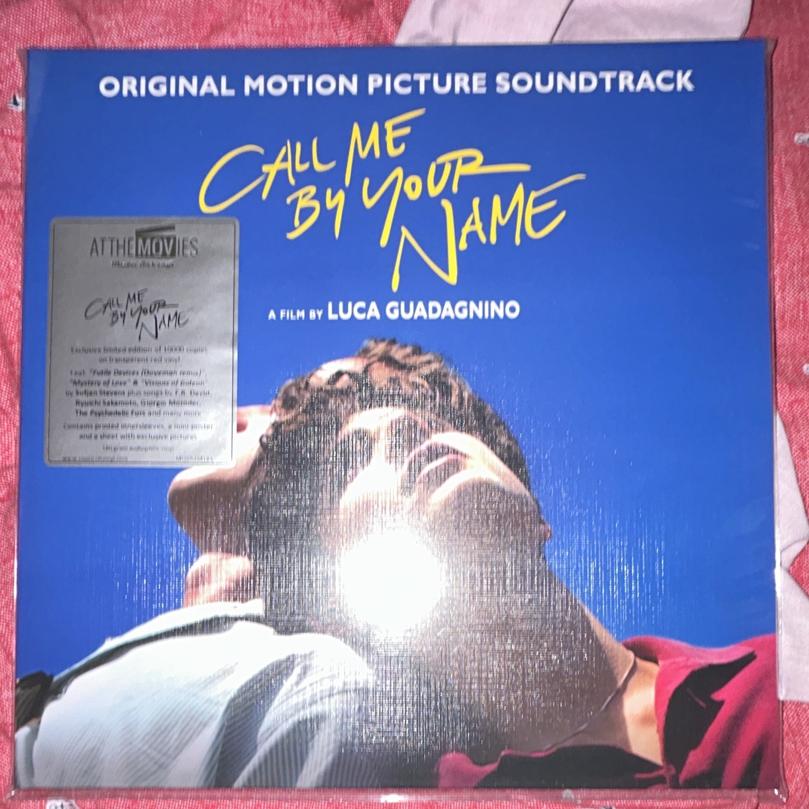 Call Me by Your Name Soundtrack LP Limited Red 180-220g Colored Vinyl