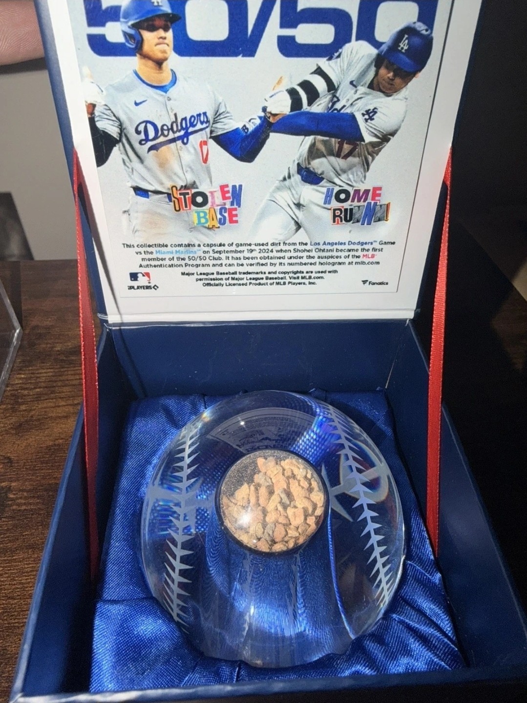 Shohei Ohtani Fanatics Authentic 50/50 Game Used Dirt with Turf Shohei Ohtani Fanatics Authentic 50/50 Game Used Dirt with Turf
