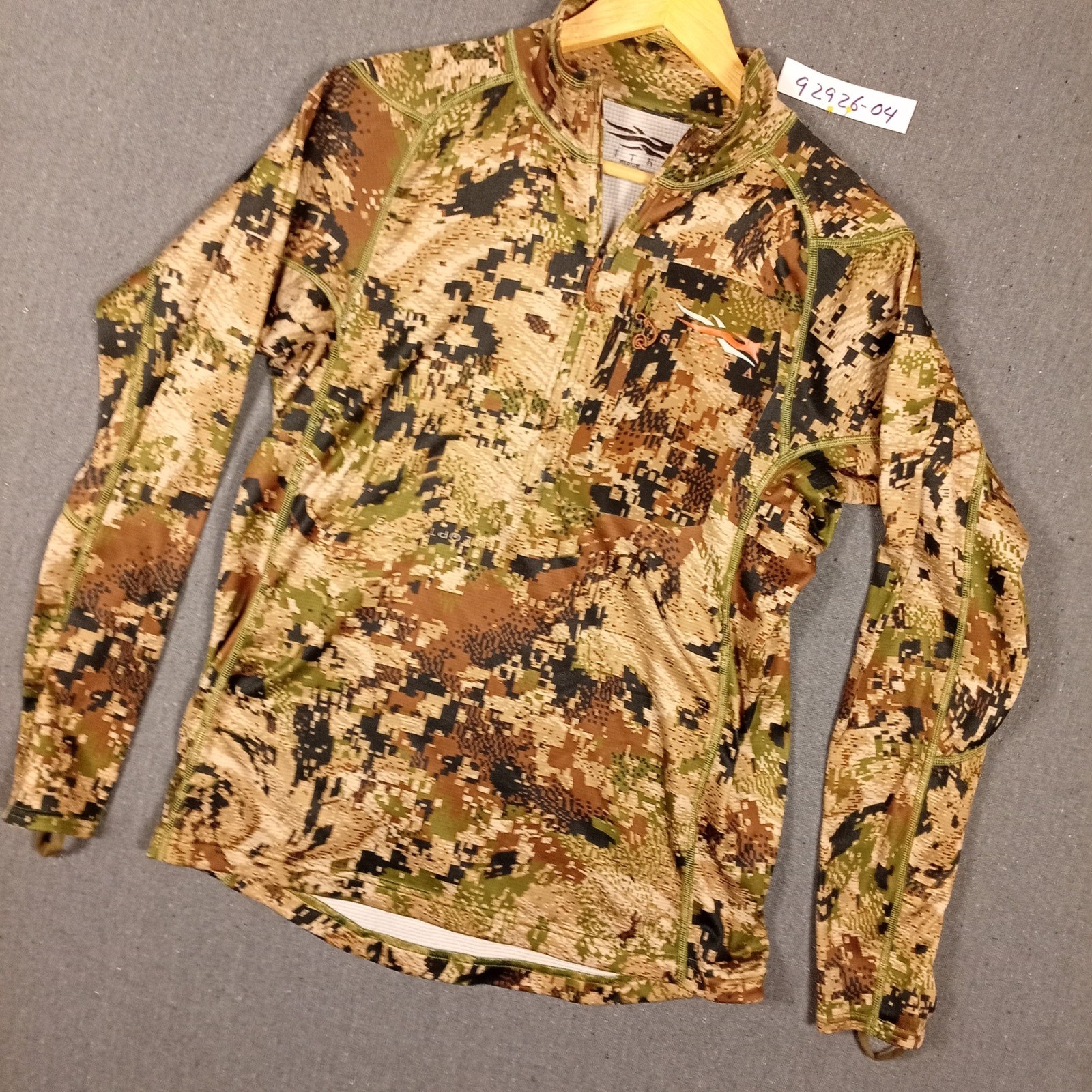 Sitka Gear Mens Core Lightweight Half Zip Optifade Subalpine Camo Pullover M