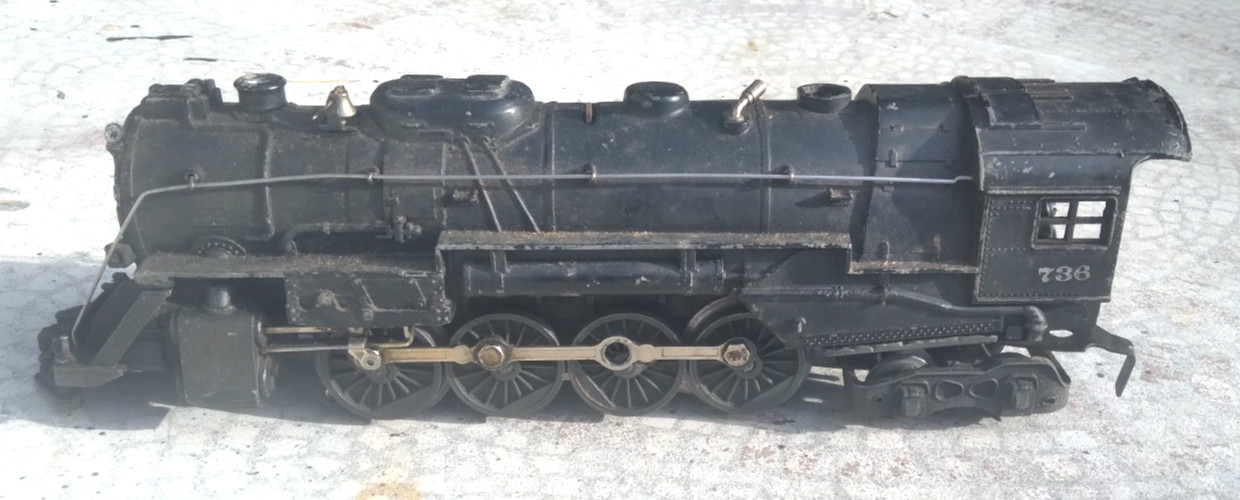 Lionel 736 Postwar O Gauge Steam Locomotive Berkshire Project 2-8-4