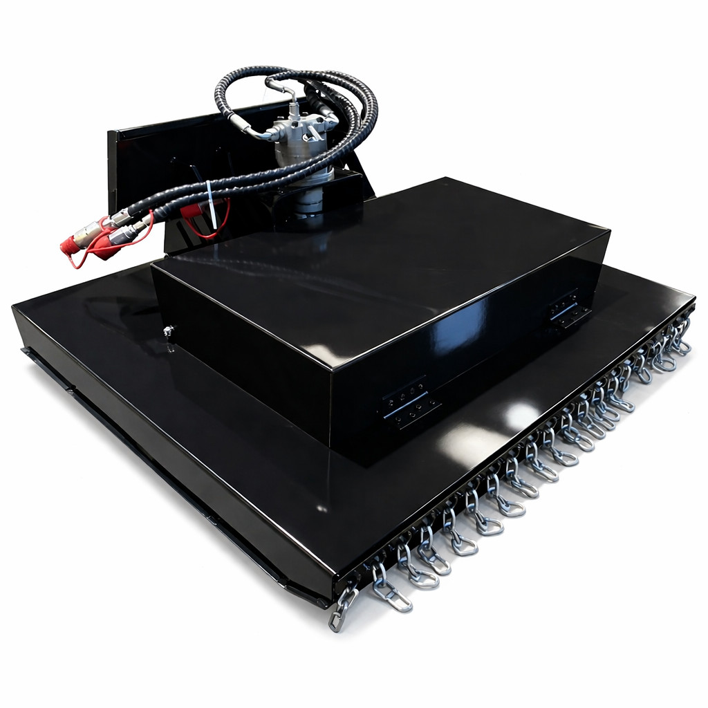 Mower Brush Cutter for Mini Skid Steer Loader Attachments M-RC 5.2-10.4 GPM
