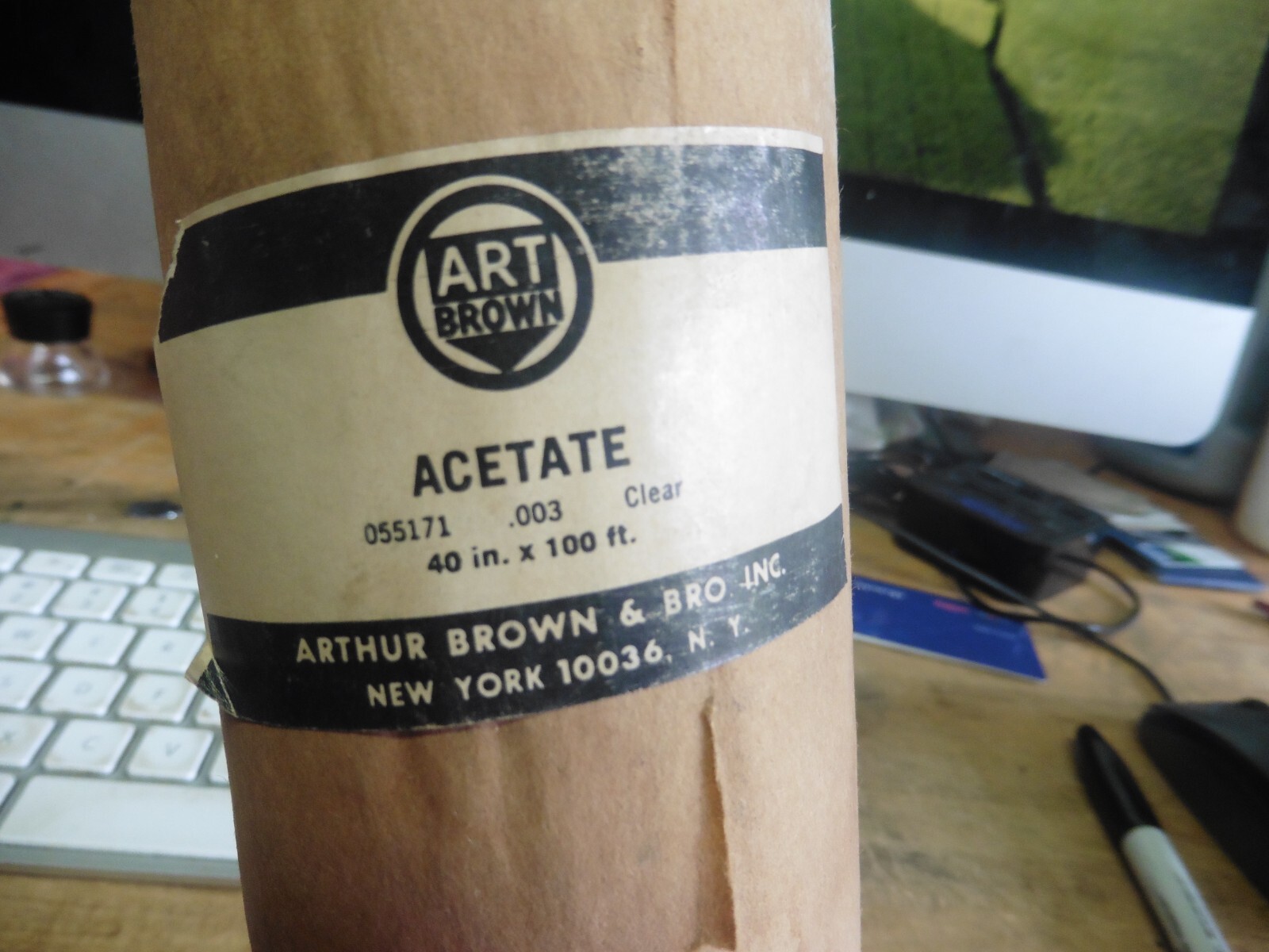 Acetate Art  & Brown Bro. Ny NY 40\
