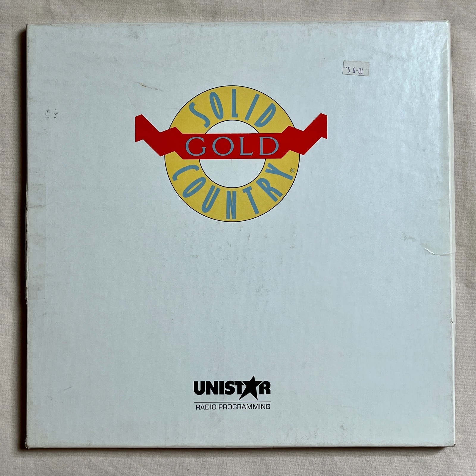 VARIOUS Solid Gold Country 5-6-91 1991 Vinyl Box Set Unistar Radio Program - VG+
