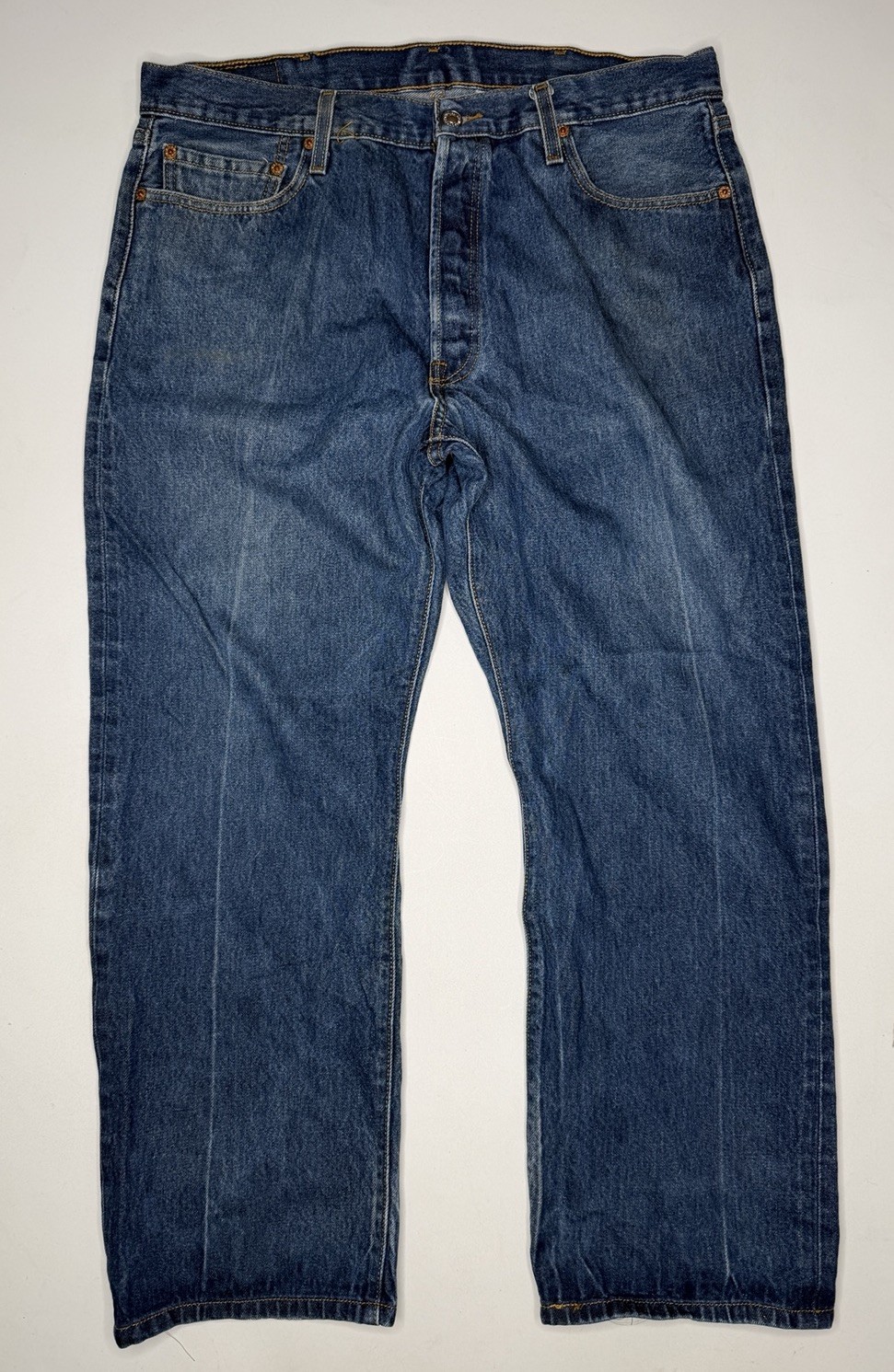Vintage Levi’s 501 Button Fly Straight Leg Denim Jeans 37 x 28*