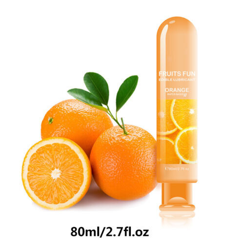 Edible Fruit Flavor Adult Lubricant Gel Lube Oral Sex Sexual Mild Massage Oil 