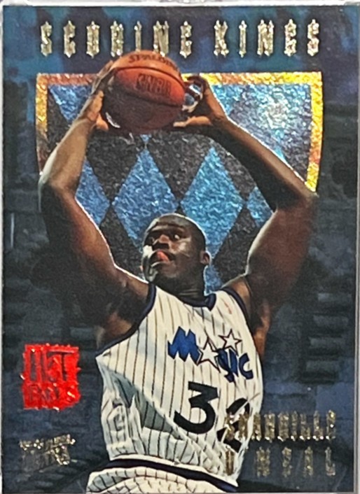 1995-96 Fleer Ultra - Scoring Kings Shaquille O'Neal #8 Hot Packs 1995-96 Fleer Ultra - Scoring Kings Shaquille O'Neal #8 Hot Packs