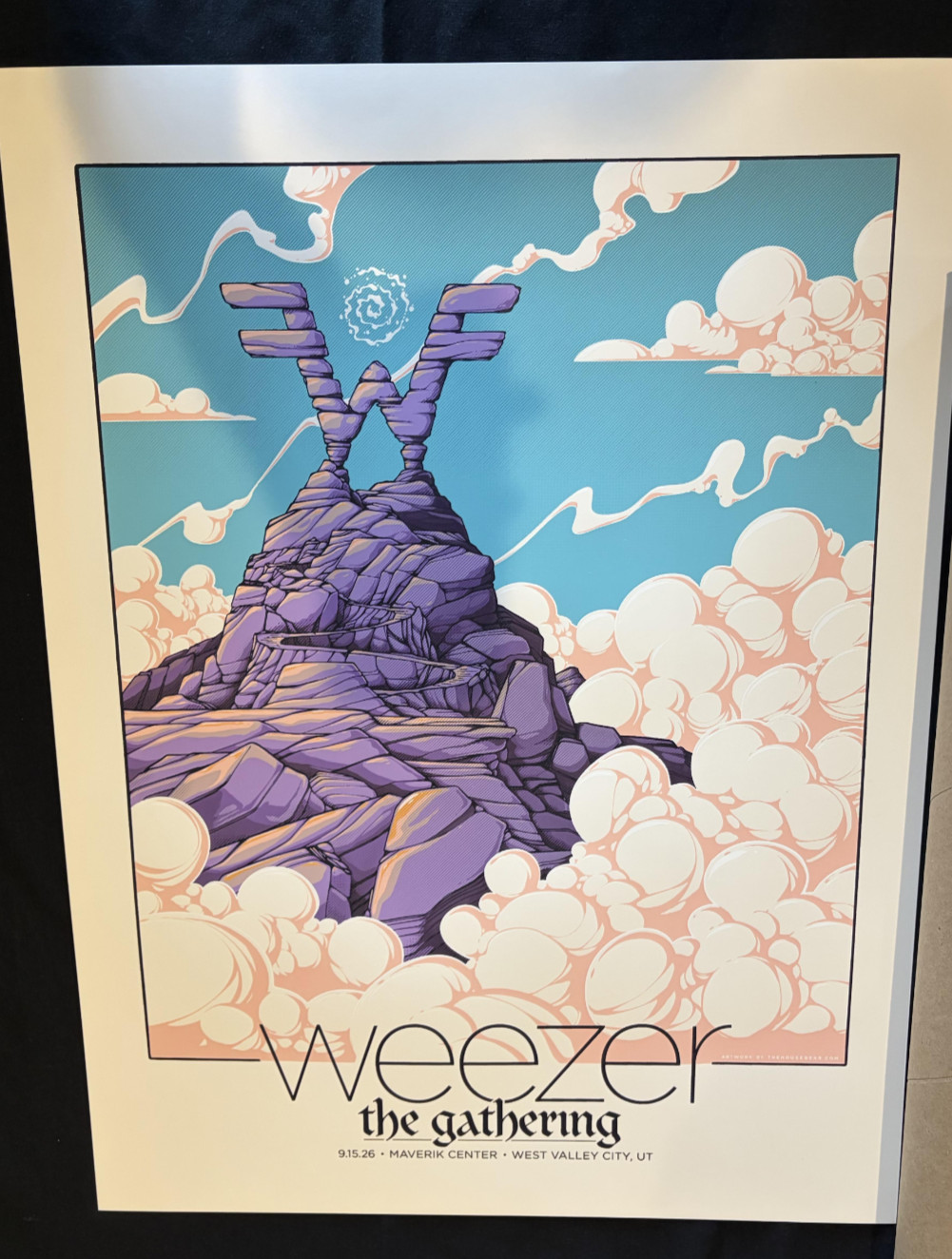 Weezer September 15, 2026 West Valley City, Utah Tour Poster
