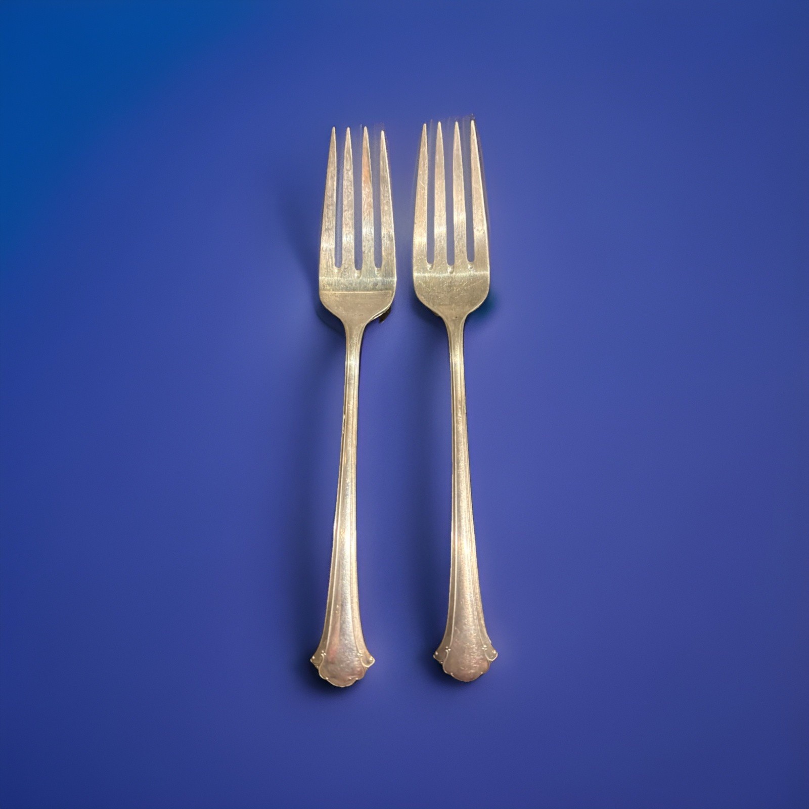 ONE Antique Vintage Towle Chippendale Sterling Silver Dinner Fork 7 7/8 Each ONE Antique Vintage Towle Chippendale Sterling Silver Dinner Fork 7 7/8 Each