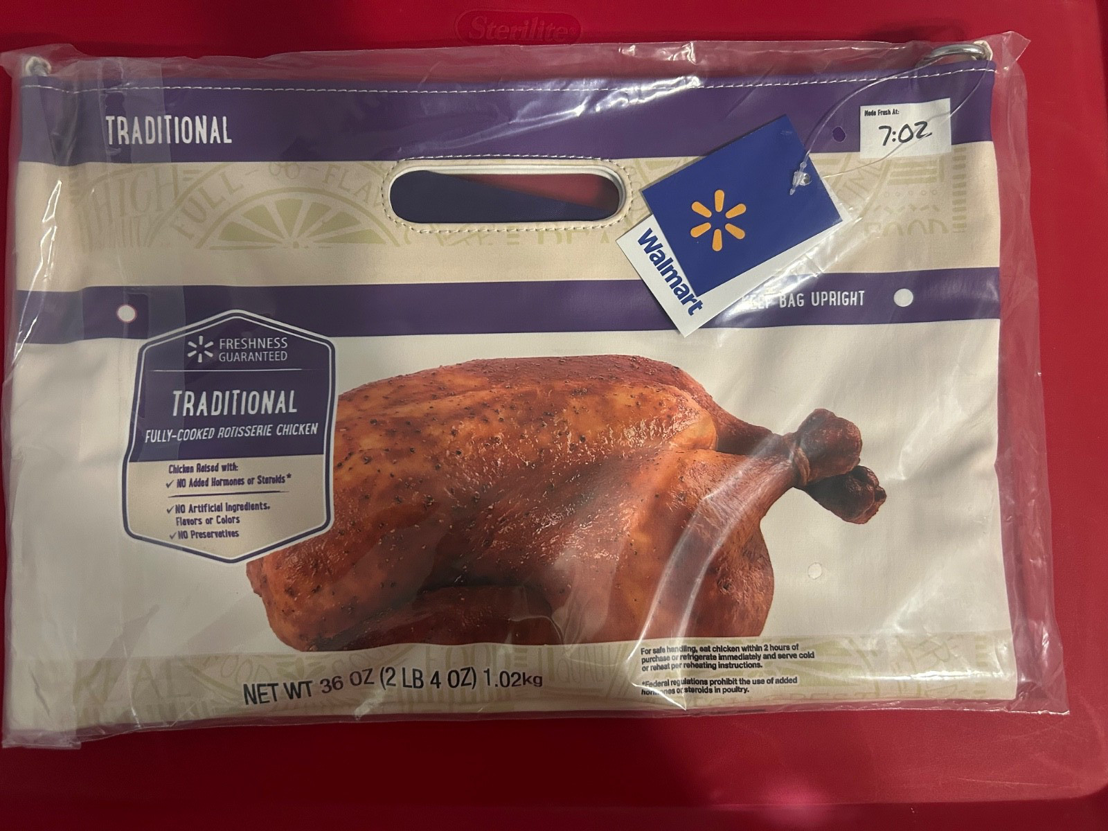Viral Walmart Rotisserie Chicken Purse Traditional Hot Deli Bag 
