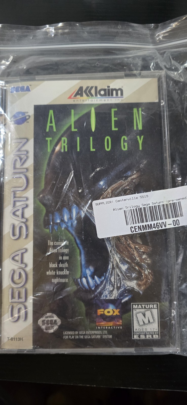 Alien Trilogy Sega Saturn 1996 Complete Edition