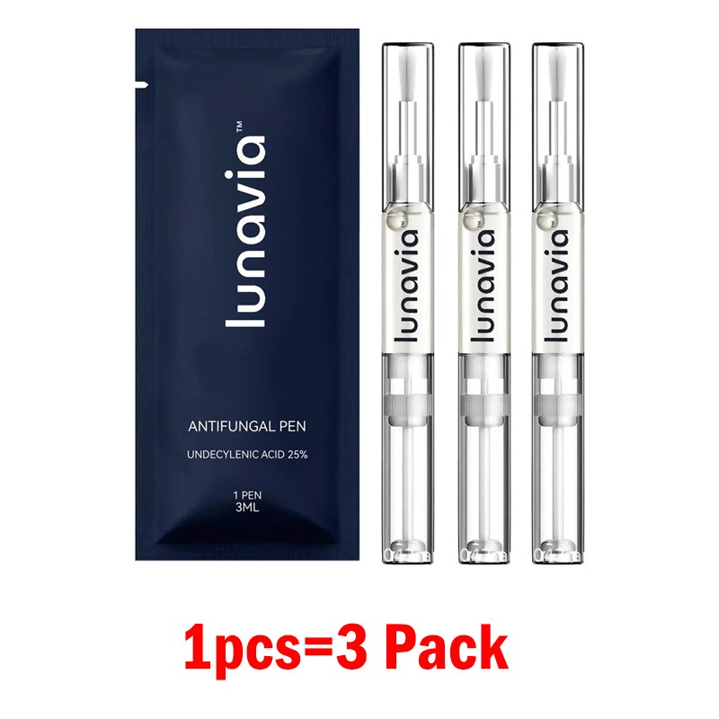 3-15 Pack Lunavia Antifungal Pen,25% Undecylenic Acid – Toenail Fungus Treatment 3-15 Pack Lunavia Antifungal Pen,25% Undecylenic Acid – Toenail Fungus Treatment