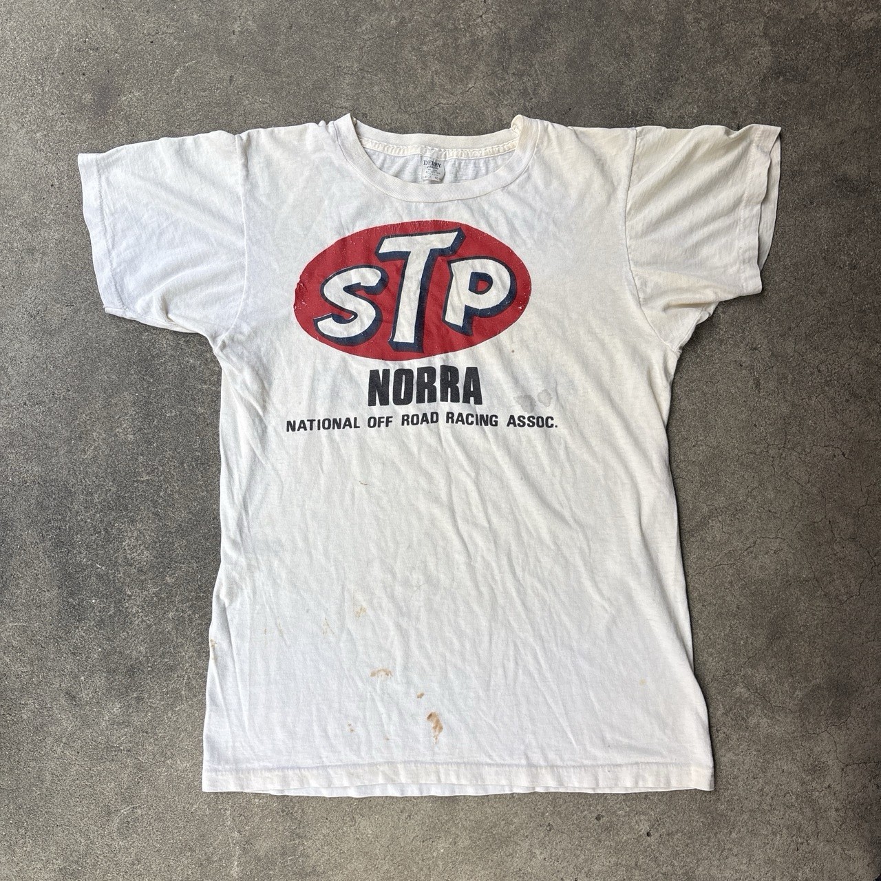 RARE Vintage 1960s STP NORRA National Off Road Racing, Mexican 1000 Shirt Size L