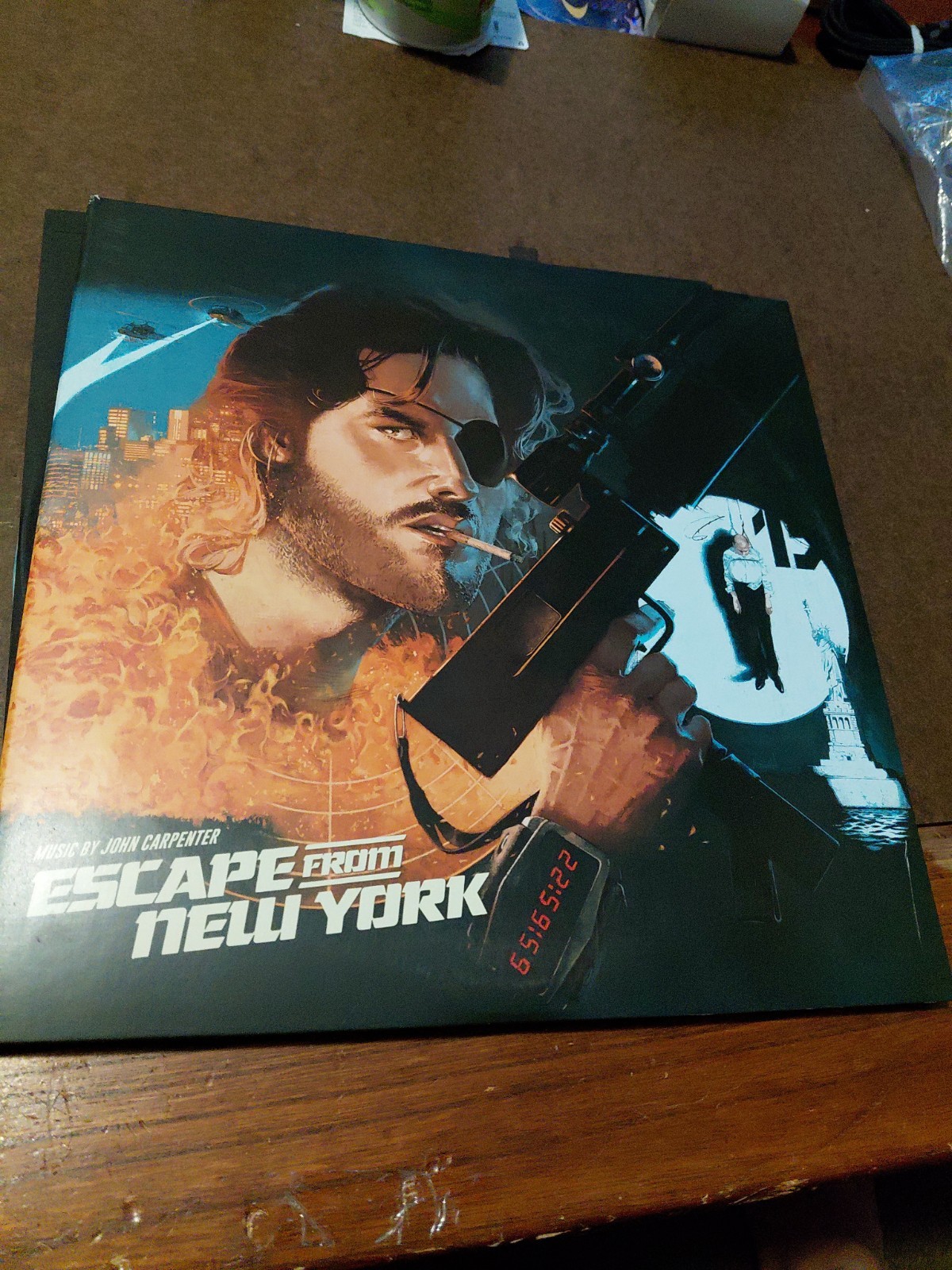 John Carpenter's ESCAPE FROM NEW YORK OST 2xLP Record WAXWORK Colored Vinyl 