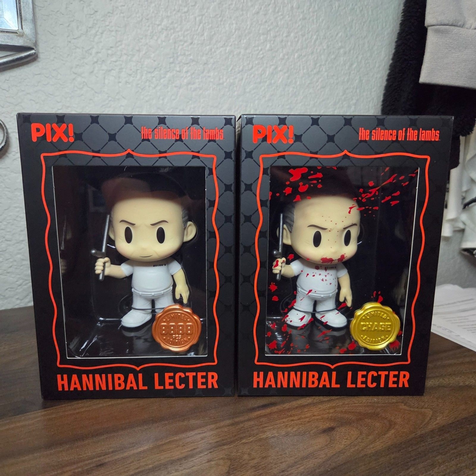 Thrilljoy Pix Hannibal Lector Chase and Hero Set The Silence Of The Lambs