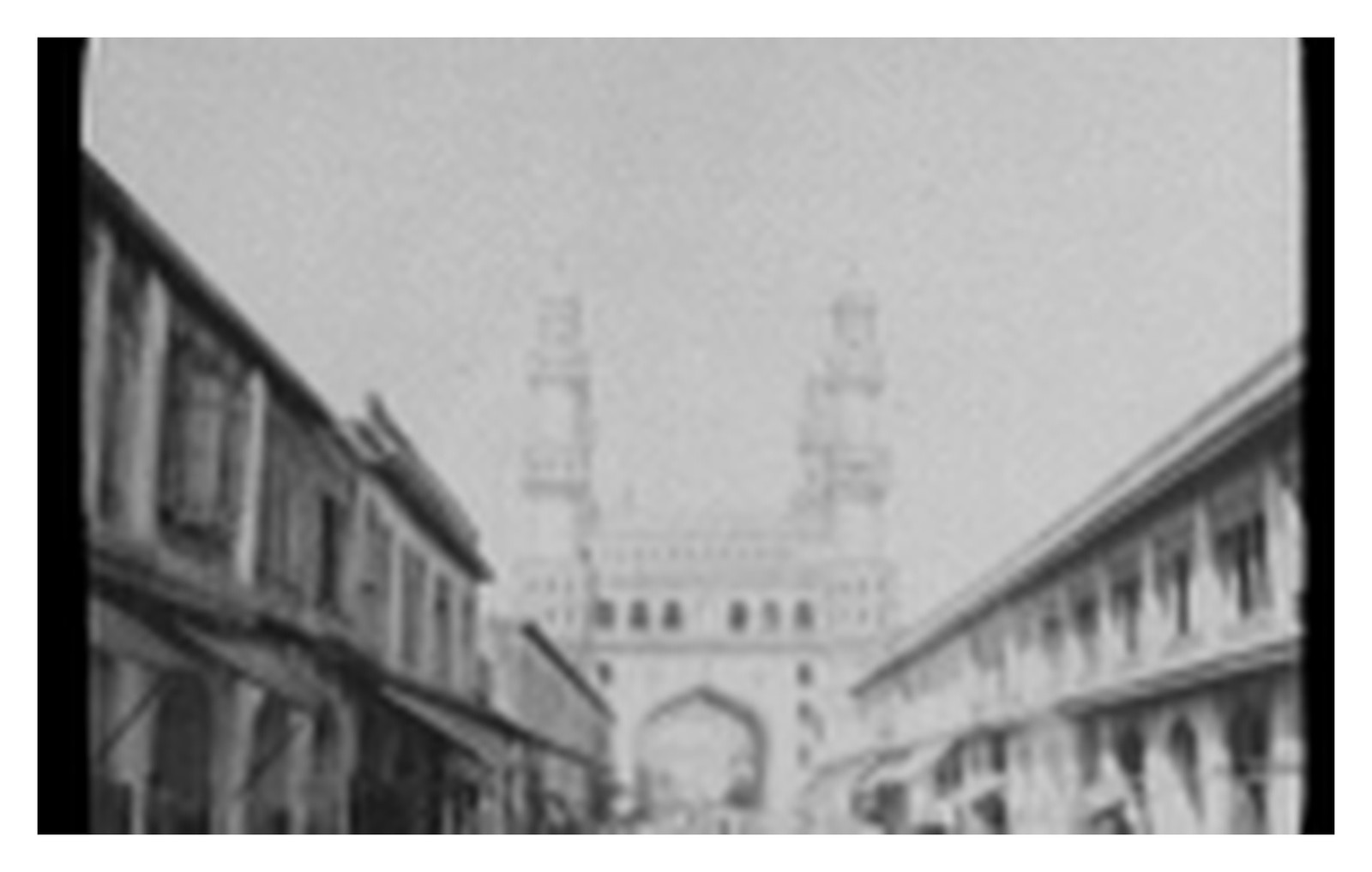 Hyderabad Charminar Street Market Standard Postcard