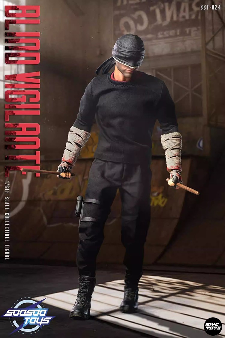 Presale Soosootoys SST-024 1/6 Blind Vigilante Matt Murdock Male Action Figure