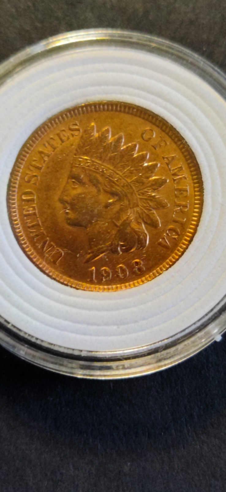 1908 Uncirculated Indian Head Penny