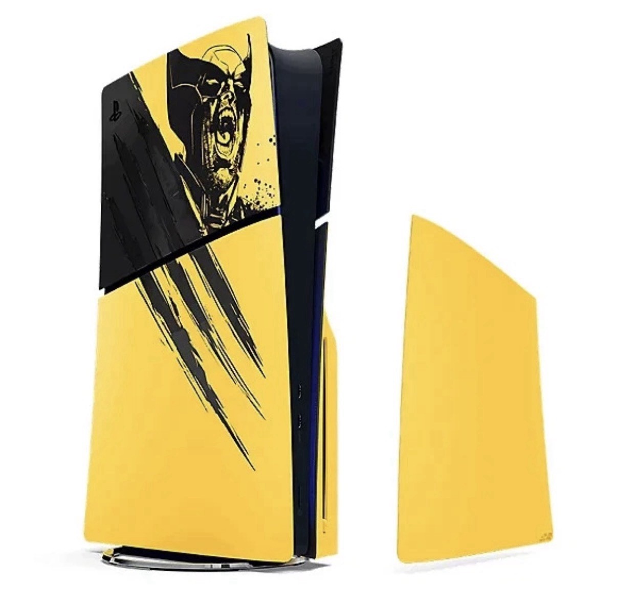Marvel’s Wolverine Battle Yellow Limitd Edition PS5 Slim Console Cover ON HAND Marvel’s Wolverine Battle Yellow Limitd Edition PS5 Slim Console Cover ON HAND