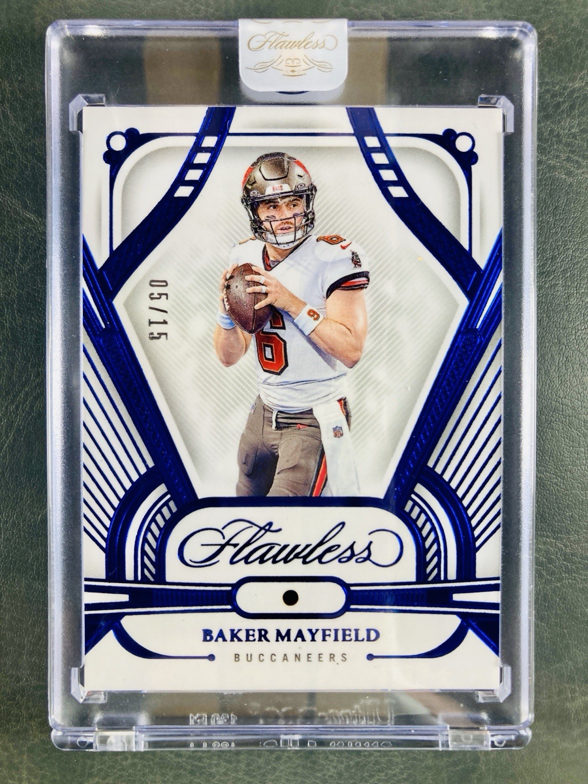 2024 Panini Flawless Baker Mayfield Sapphire /15 Bucs Encased RARE SSP 💎🔥 2024 Panini Flawless Baker Mayfield Sapphire /15 Bucs Encased RARE SSP 💎🔥
