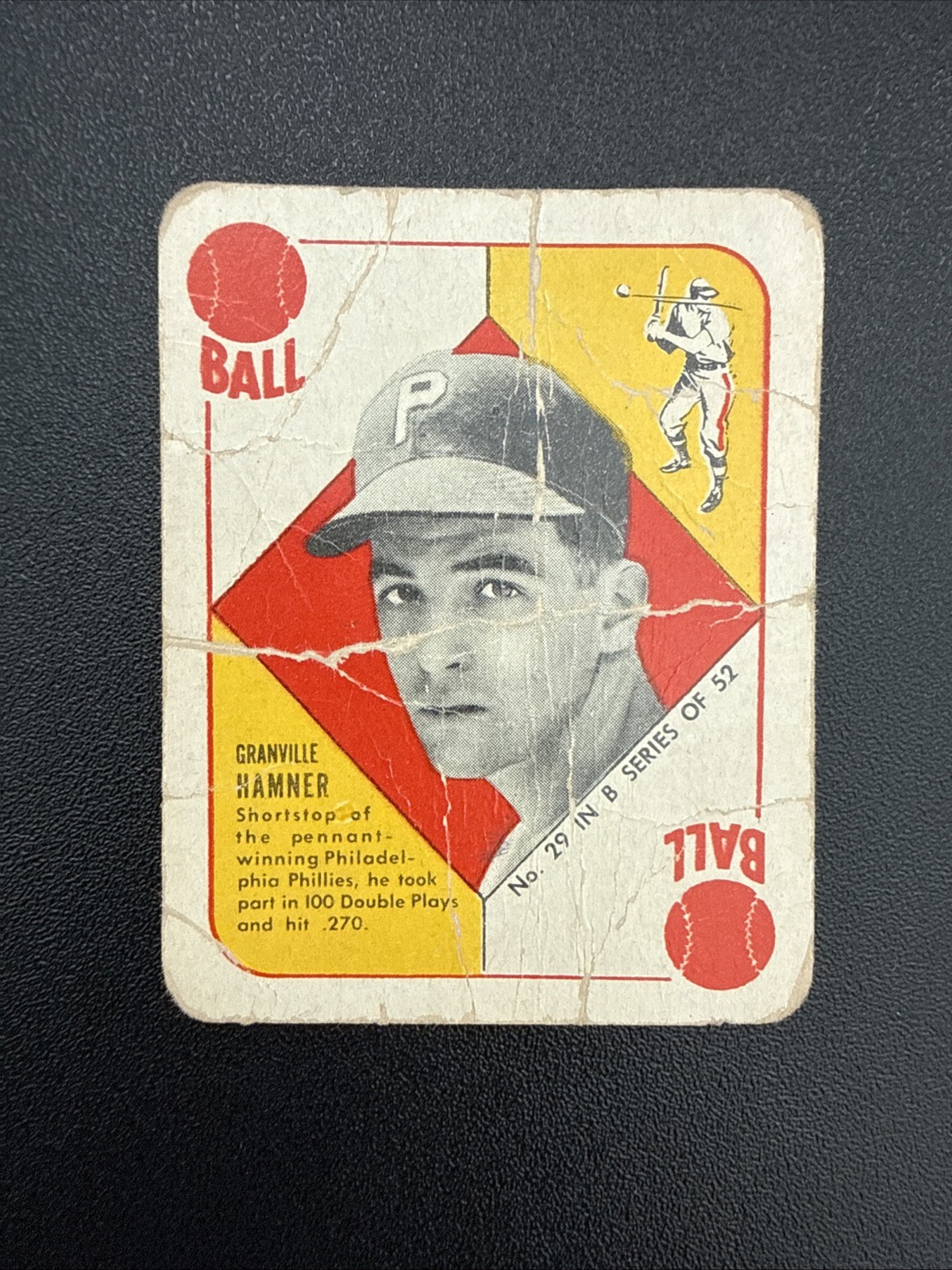 1951 Topps - Blue Backs Granny Hamner #29