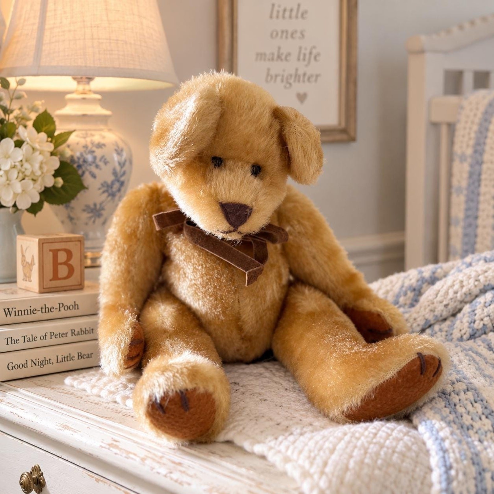 Vintage Russ Berrie Blair Teddy Bear Jointed Bears From the Past Plush 10\