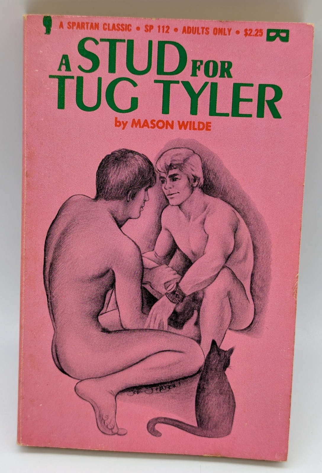 1973 A Stud for Tug Tyler Mason Wilde Gay Pulp Paperback Spartan Classic SP112