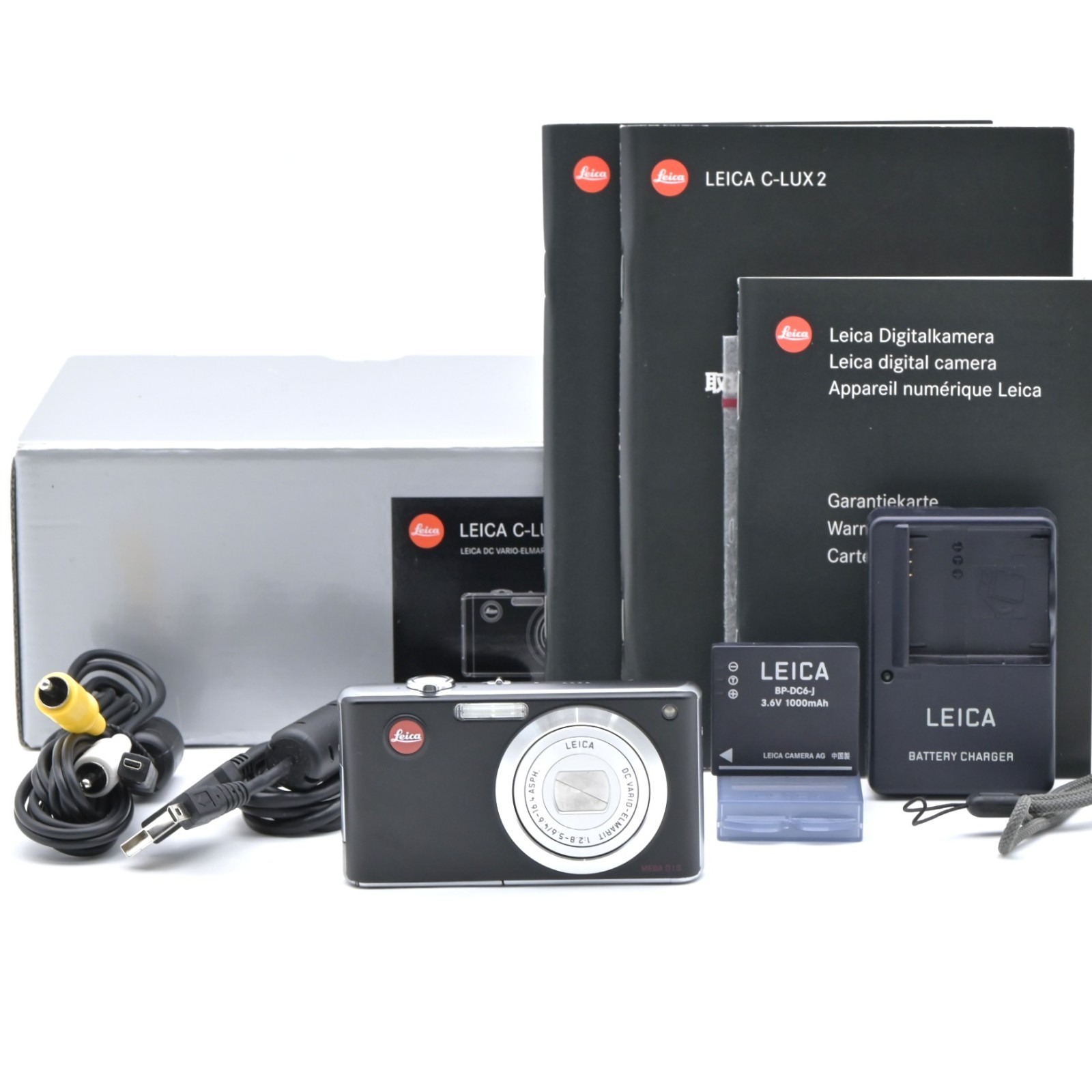 Leica C-LUX2 7.2MP 3.6x Optical Zoom Megapixel Black w/ Box [Exc++] US Stock