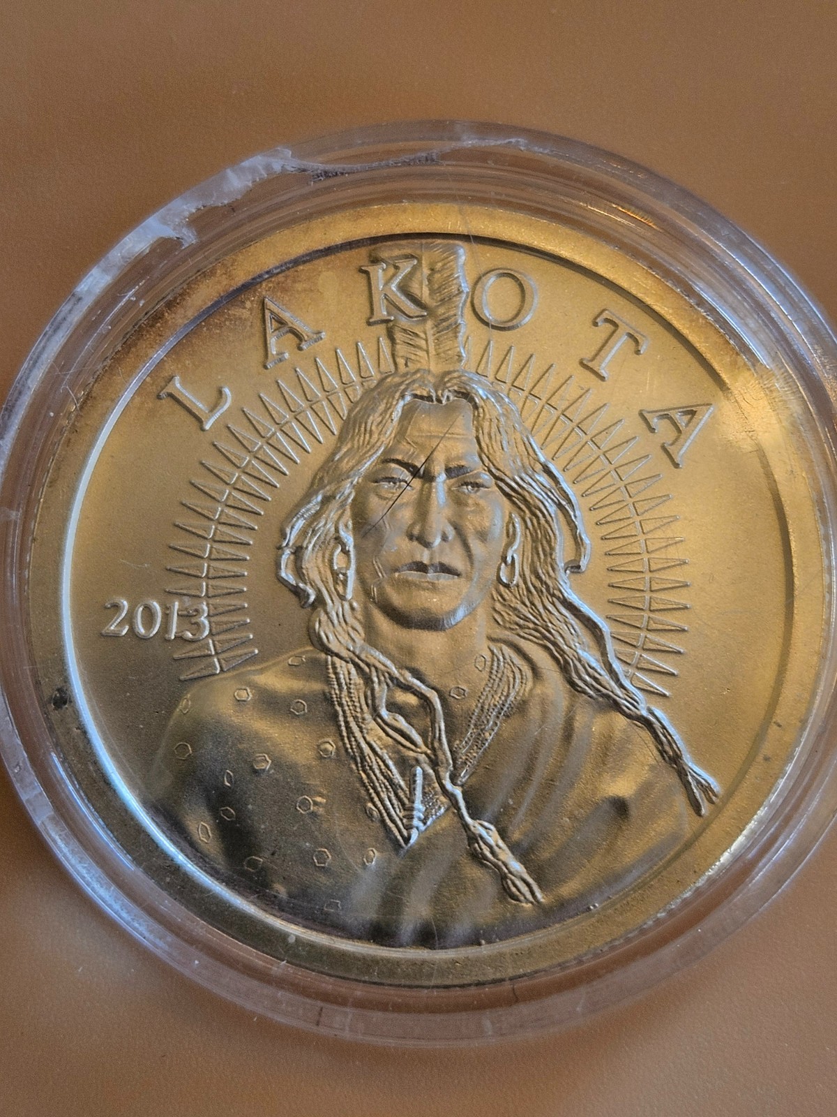 2013 Lakota Oglala/Sioux Sitting Bull 1oz .999 Silver Coin