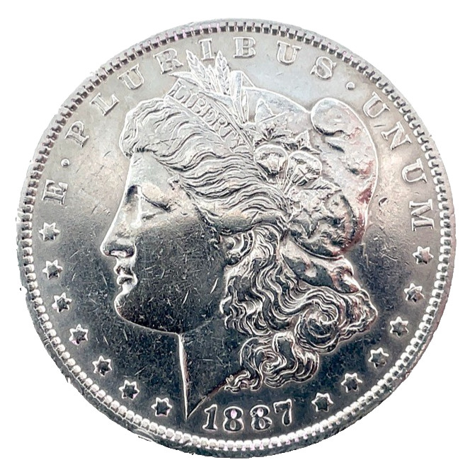 1887-O Morgan Dollar VAM-30a Hit List 40 Super CD Clashed 90% Silver Coin #2684