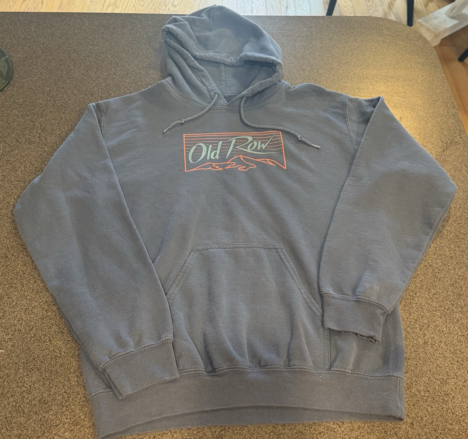 Old Row Light Blue Hoodie Size Large Men\'s