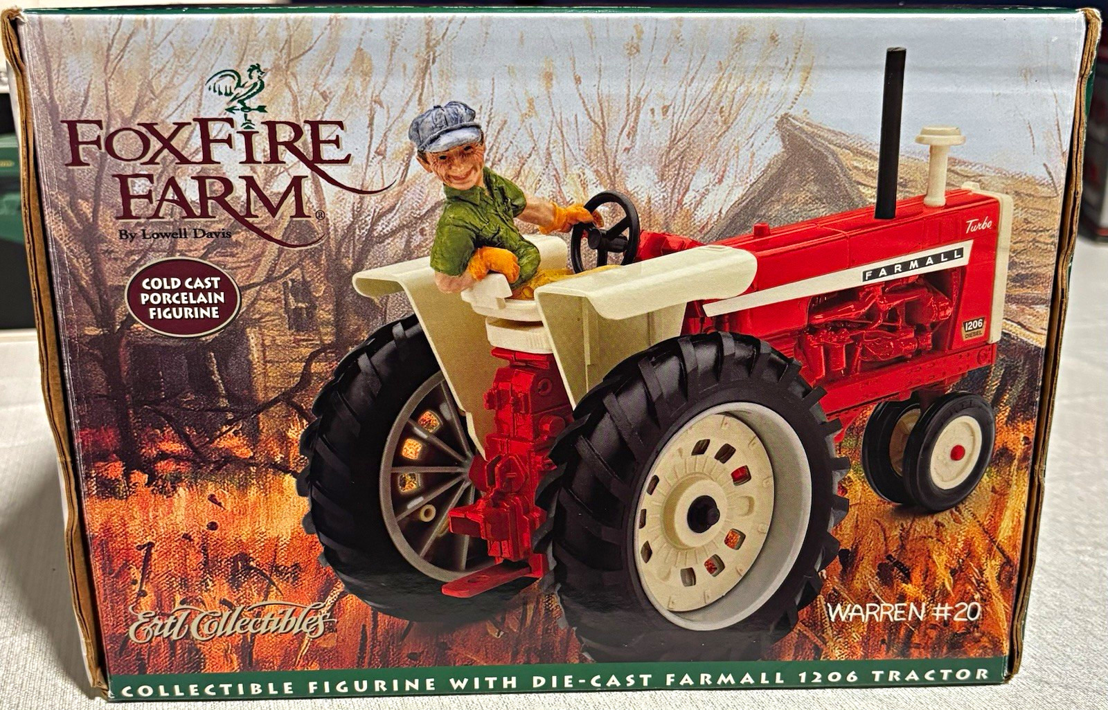 Ertl Collectibles FoxFire Farm 1:16 Farmall 1206 Diecast Tractor w/Figurine Ertl Collectibles FoxFire Farm 1:16 Farmall 1206 Diecast Tractor w/Figurine